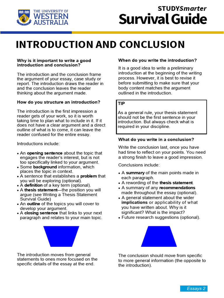 Crafting Effective Introductions & Conclusions | PDF | Essays | Thesis