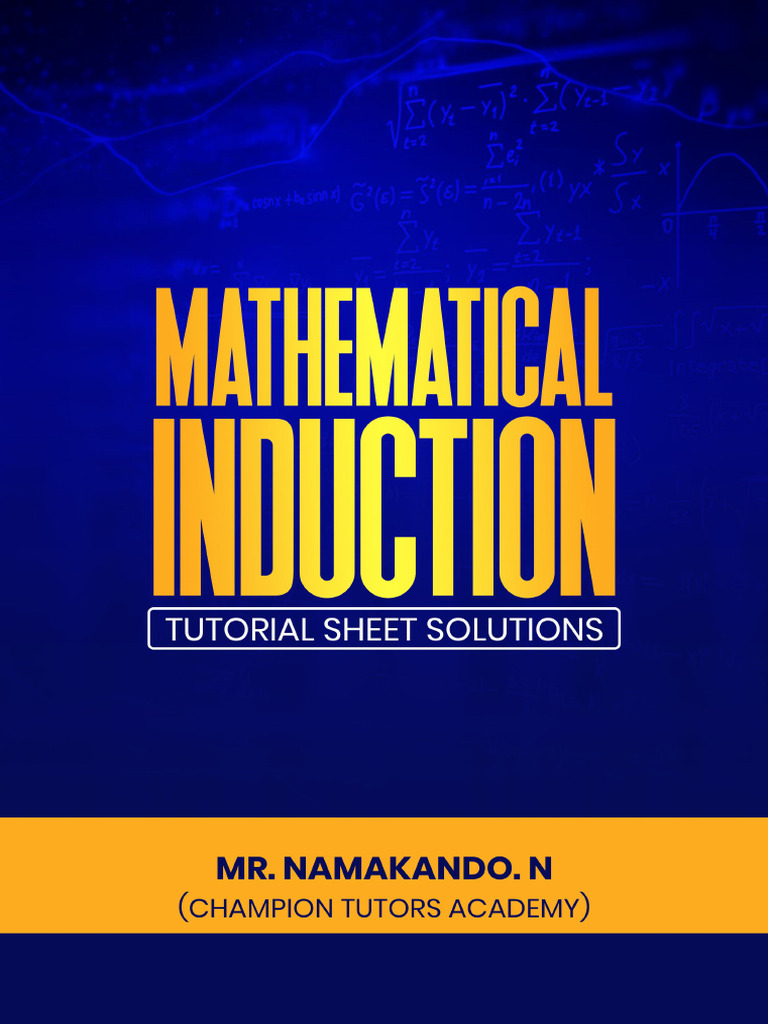 Mathematical Induction Tutorial Solutions-1 | PDF