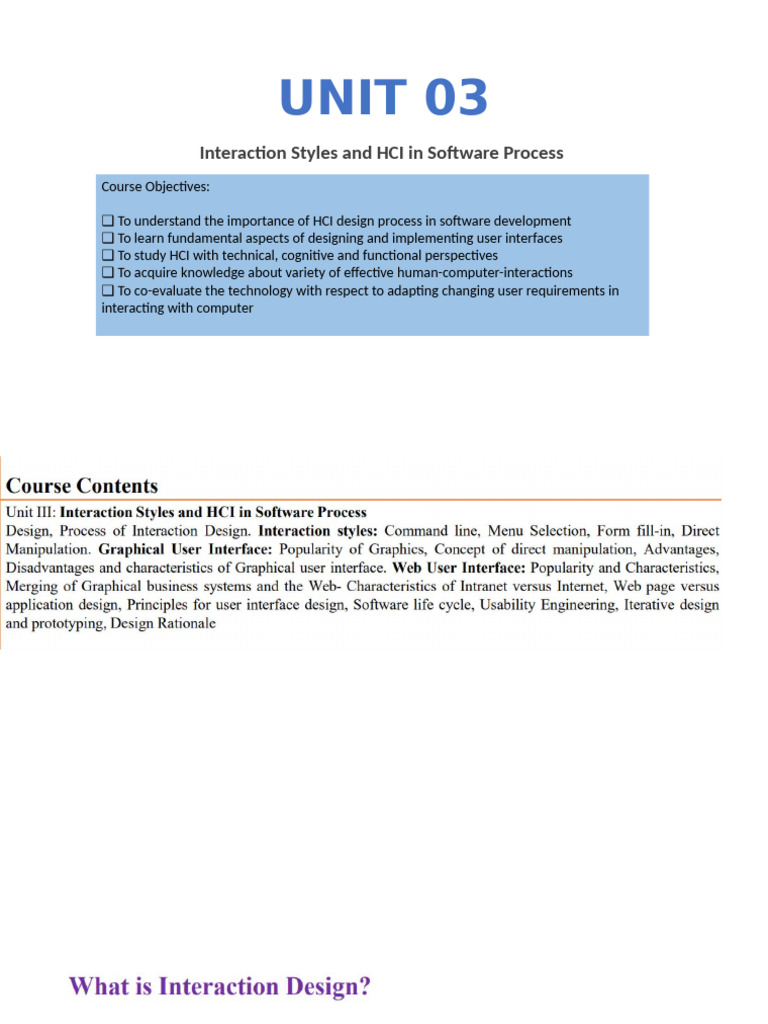 HCI Principles for Effective UI/UX Design | PDF | Human–Computer ...
