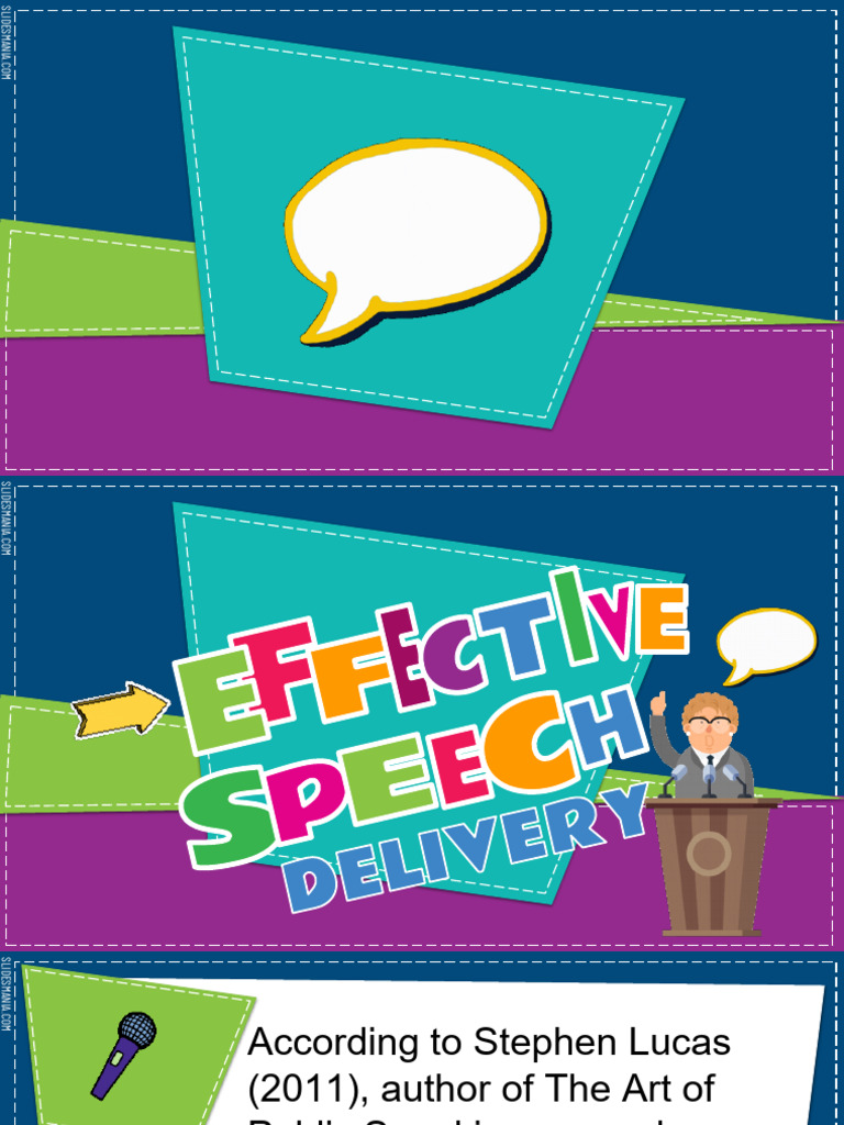 Effective Speech Delivery Techniques | PDF | Body Language | Speech