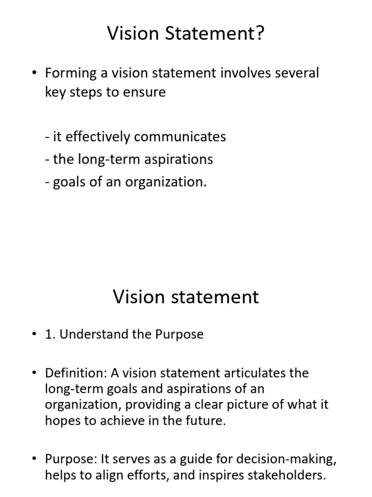 How to Create Effective Vision and Mission Statements | PDF | Corporate ...