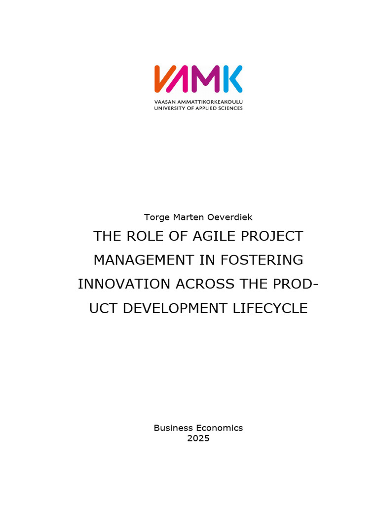 Oeverdiek Torge | PDF | Agile Software Development | Project Management