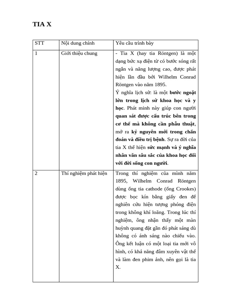 Tia X | PDF