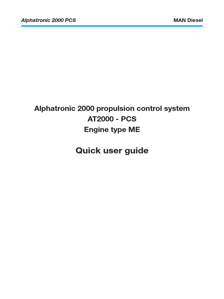 Alphatronic 2000 PCS User Guide | PDF | Manufactured Goods