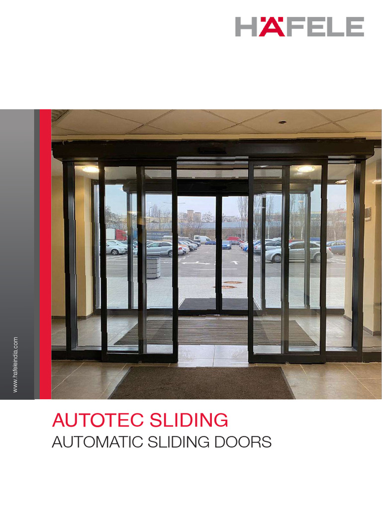 Autotec Automatic Sliding Doors Overview | PDF | Door