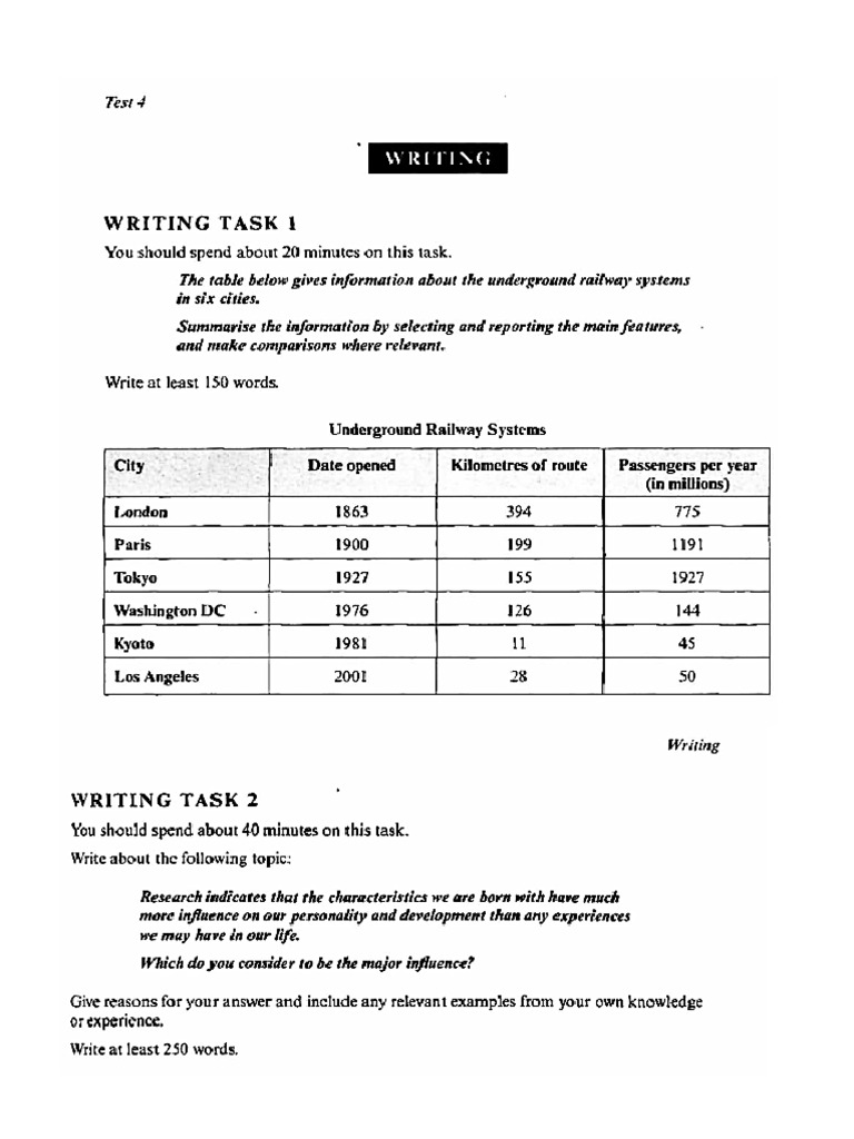 IELTS Writing Example | PDF