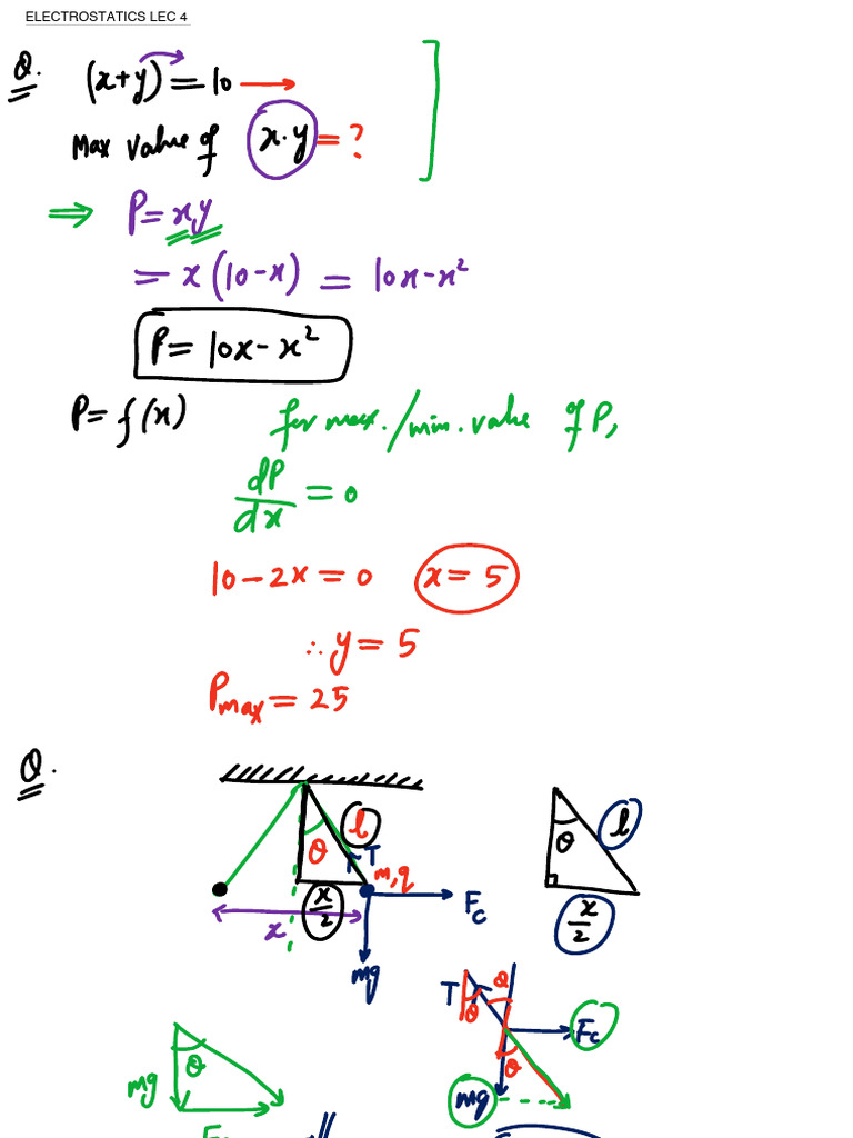 Electrostatics Lec4 | PDF