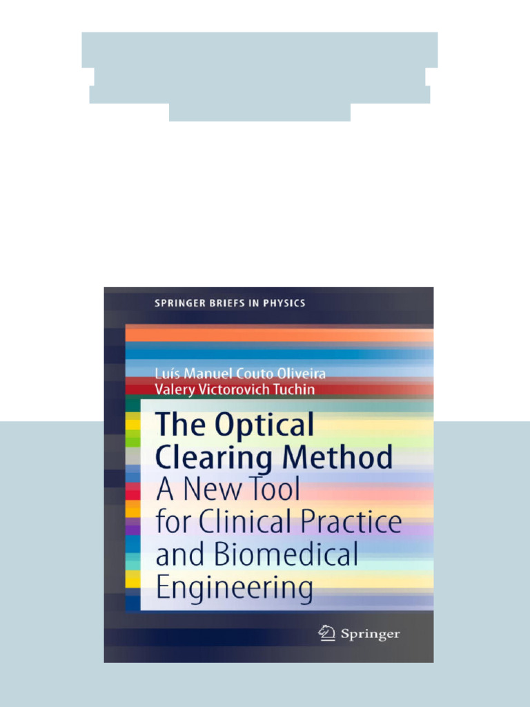 (Ebook) The Optical Clearing Method: A New Tool for Clinical Practice ...