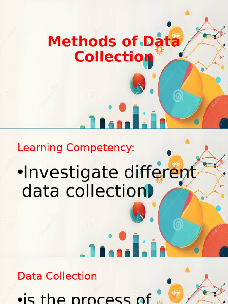 Methods of Data Collection Explained | PDF | Sampling (Statistics ...