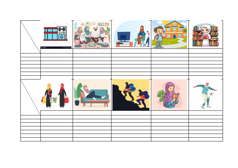 Weekly Activity Schedule Overview | PDF