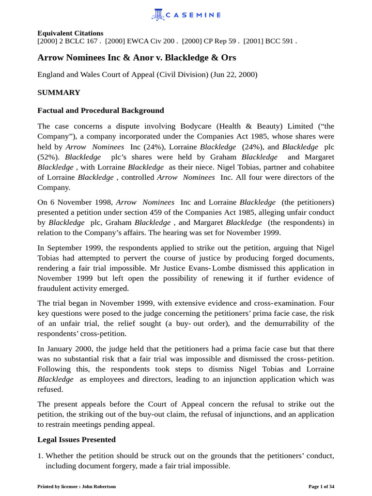 Court Appeal Ruling on Unfair Conduct Case | PDF | Interest | Equity (Law)