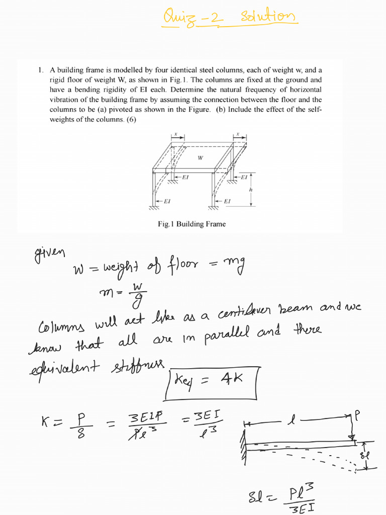 Quiz 2 Solution | PDF