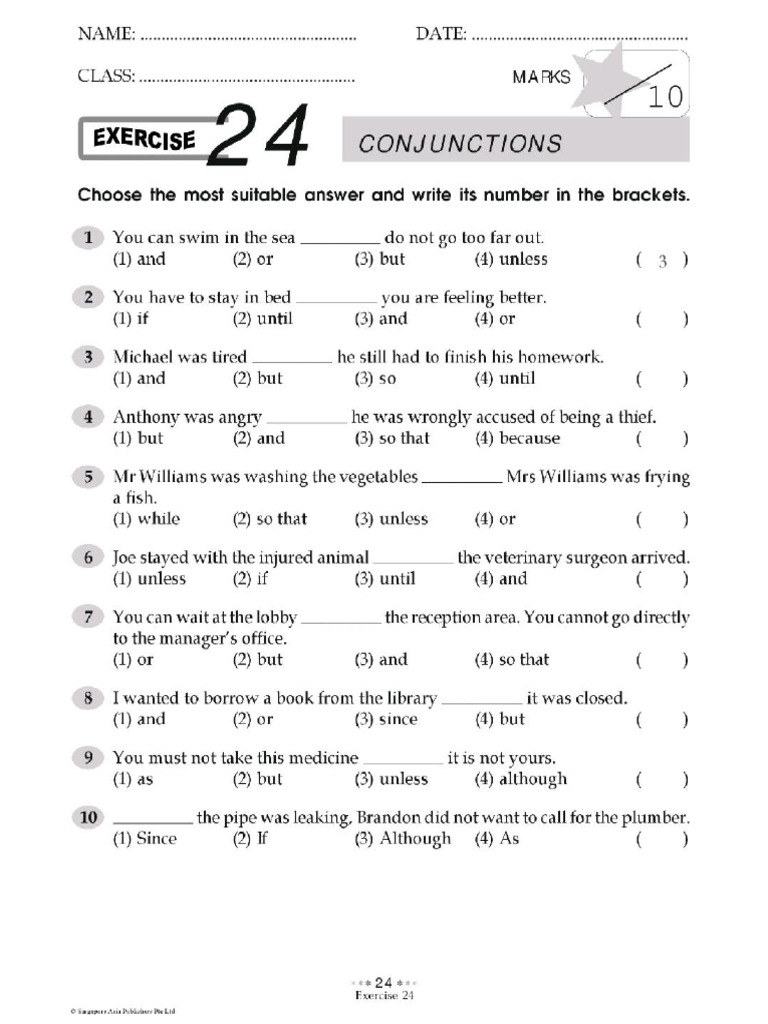 Conjunction S 2 | PDF
