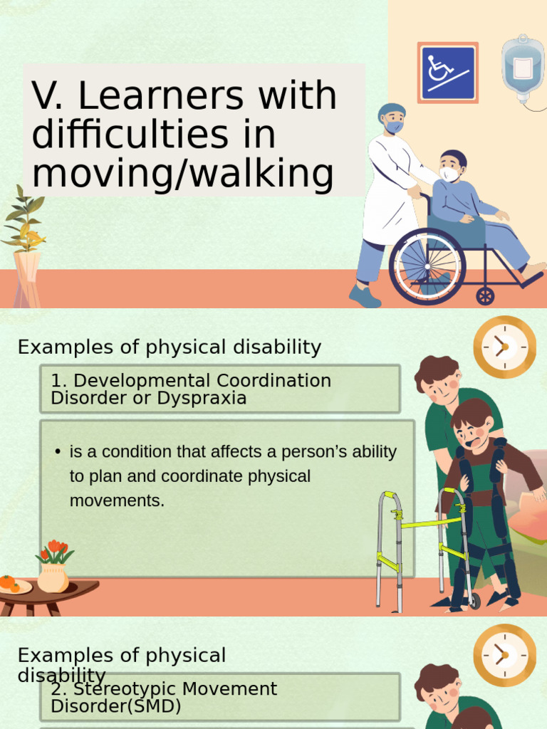 EDUC 311 Mobility Disorder Ken | PDF | Cerebral Palsy | Classroom
