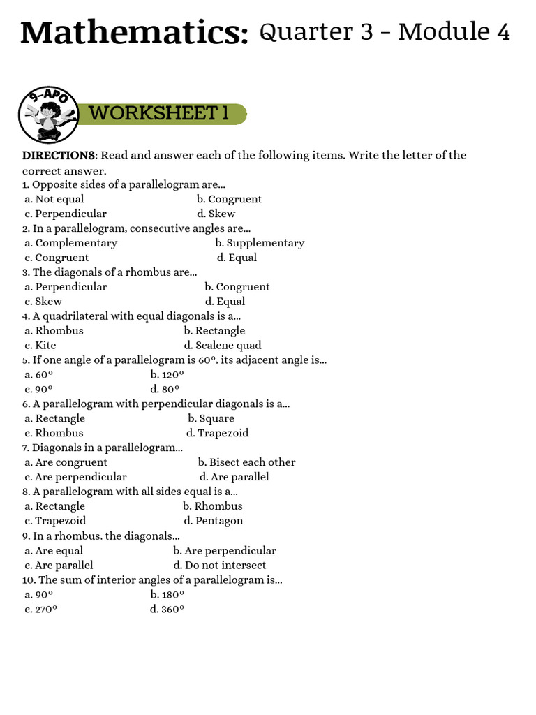 Math Module 4-6 | PDF