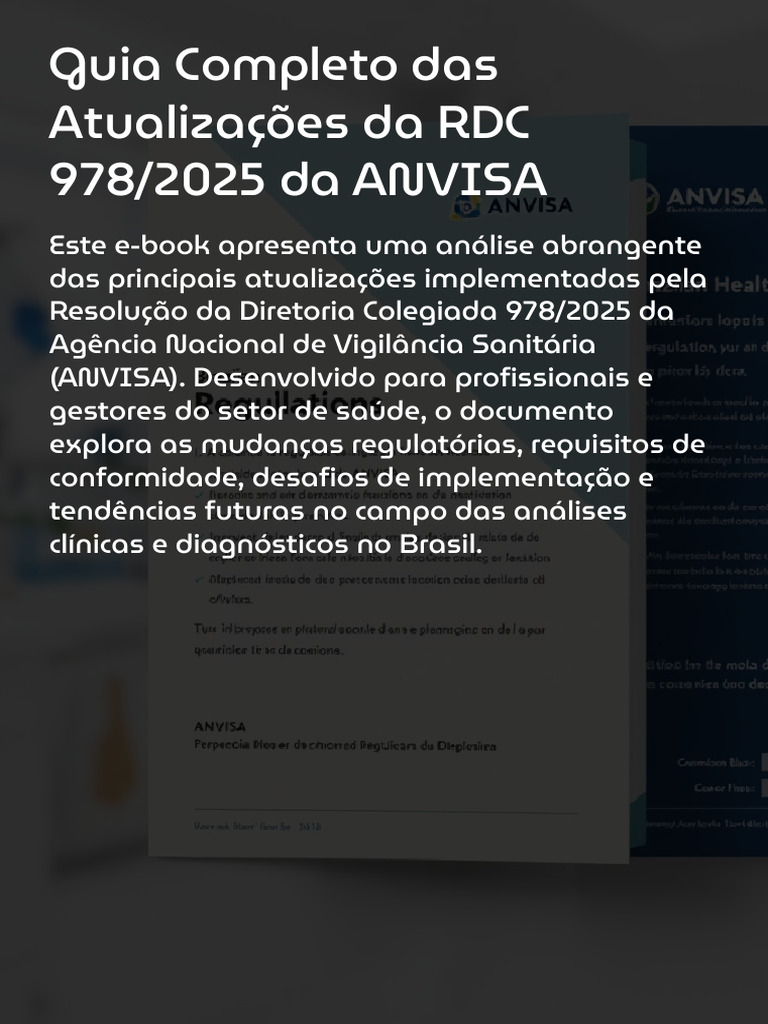 Atualizações da RDC 978/2025 da ANVISA | PDF | Qualidade (negócios ...