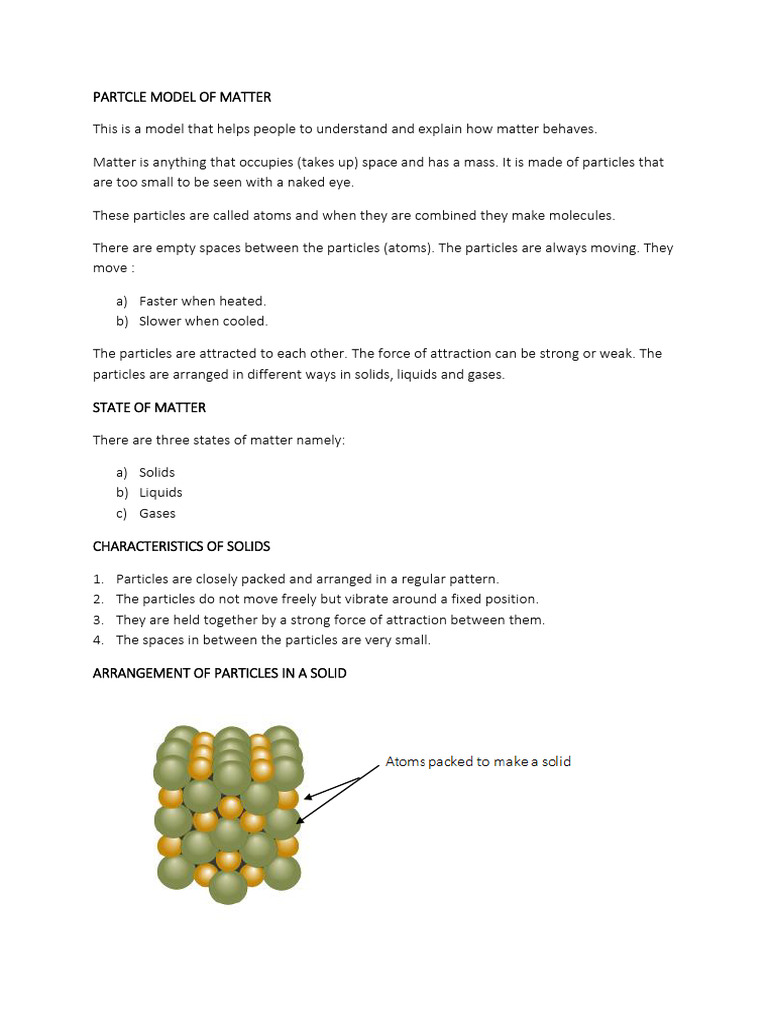 Understanding States of Matter and Particles | PDF | Density | Gases