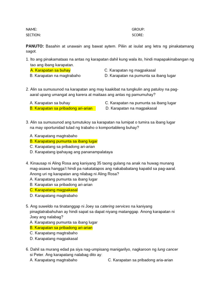 Reviewer Module 5 | PDF
