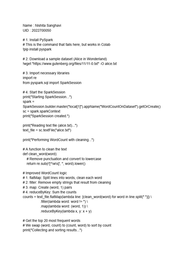 Py Spark | PDF