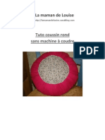 Tuto Coussin Rond