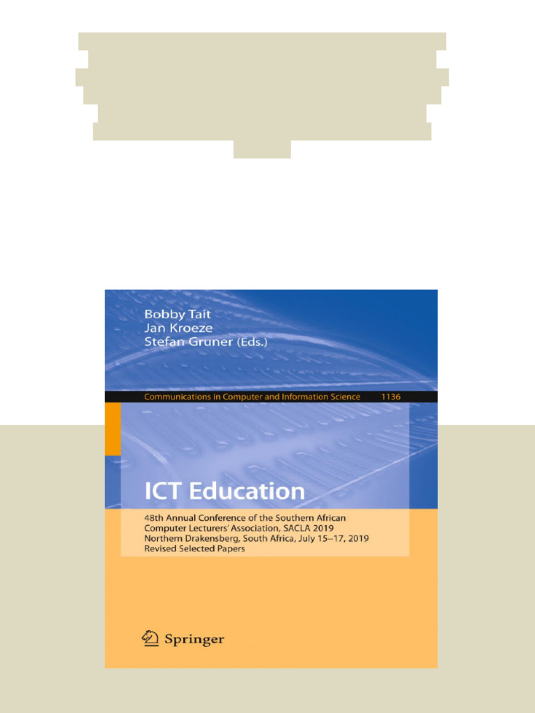 (Ebook) ICT Education: 48th Annual Conference of the Southern African ...