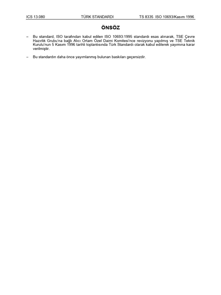 TS 8335 Iso 10693 | PDF