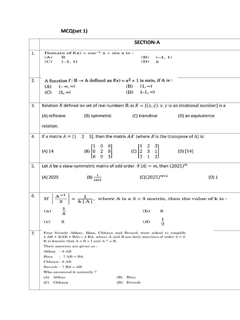 Key of Mathematics HY XII 25-26-2 | PDF