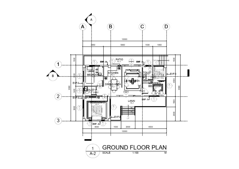 Ground Floor Plan Layout Details | PDF