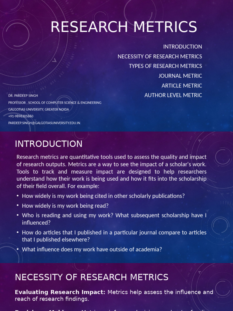 Understanding Research Metrics Essentials | PDF | Citation | Bibliography