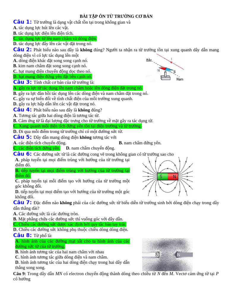 Tu Truong Cb. Dap An 2 | PDF