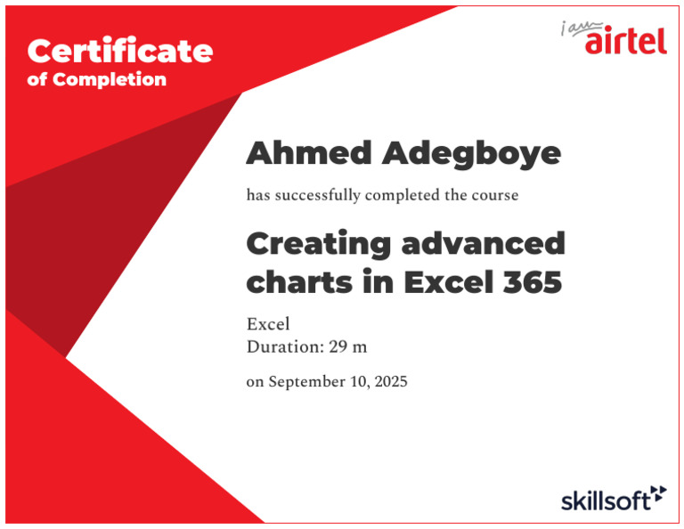 Creating Advanced Charts in Excel 365 | PDF
