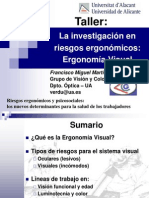 La investigación en riesgos ergonómicos