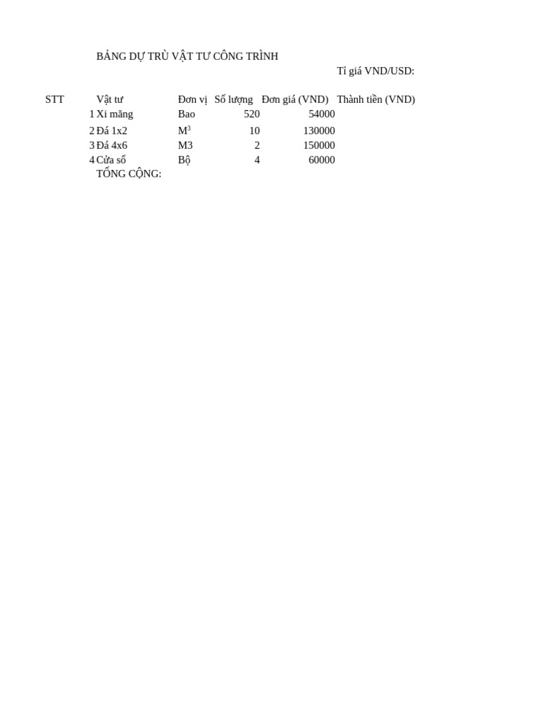 Bai Tap - Thuc Hanh MS Excel CNTTCB | PDF
