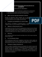 Parameters to Measure Inter Nationalization of Tax Authorities