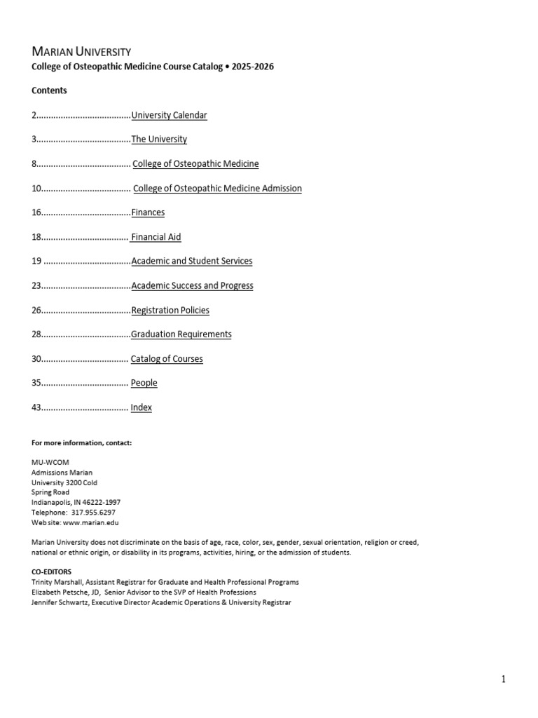 MU-WCOM Mission and Course Overview | PDF