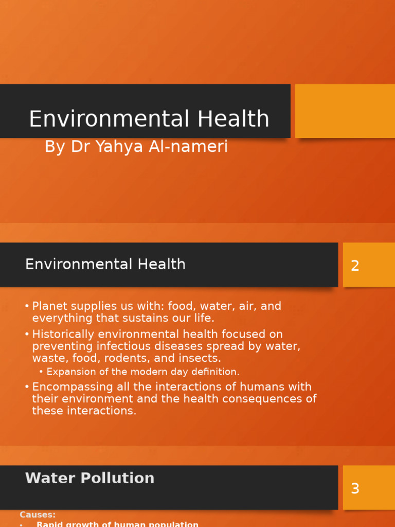Understanding Environmental Health Issues | PDF | Air Pollution | Waste