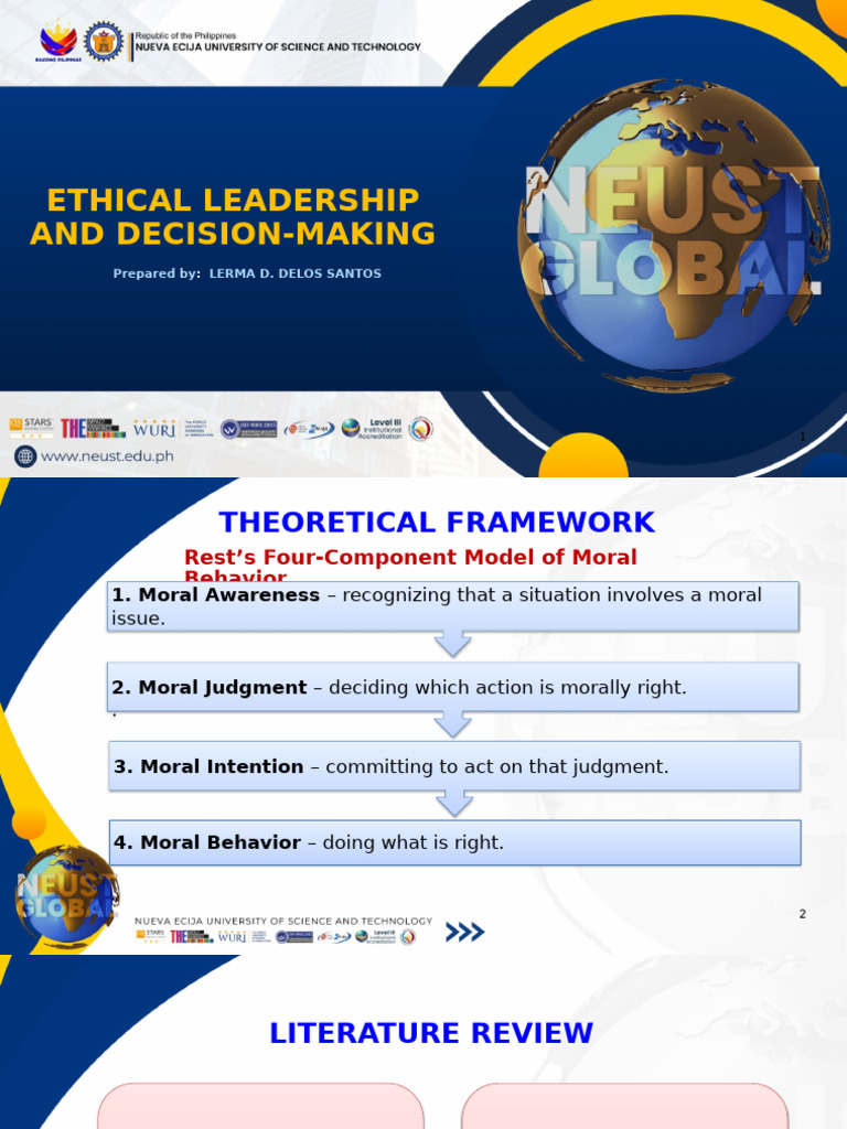 Ethical Leadership and Decision - Making | PDF | Leadership | Corruption