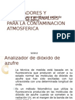 Analizadores y Tecnicas de Analisis Para La Contaminacion Atmosferica