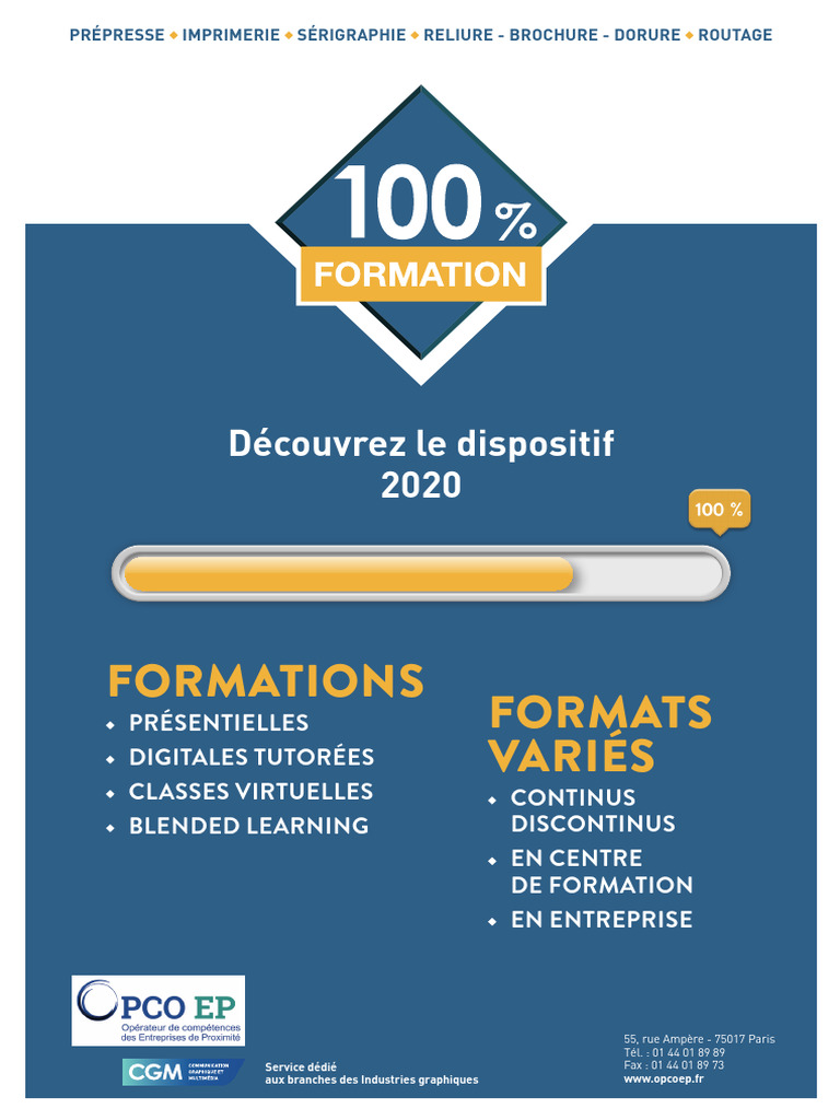Formations en Industries Graphiques 2020 | PDF