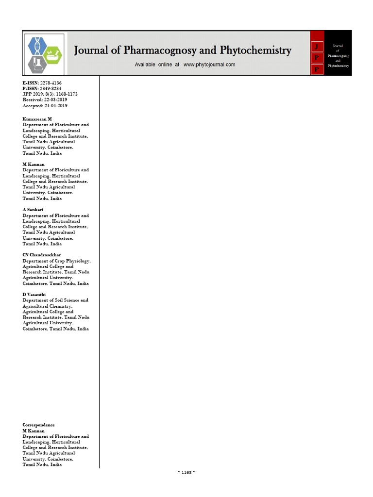 Phytochemical Screening and Antioxidant Activity of (Pink Kakada ...