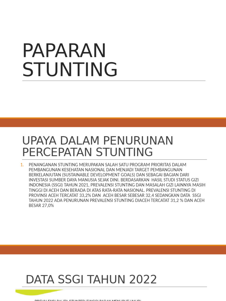 Stunting | PDF