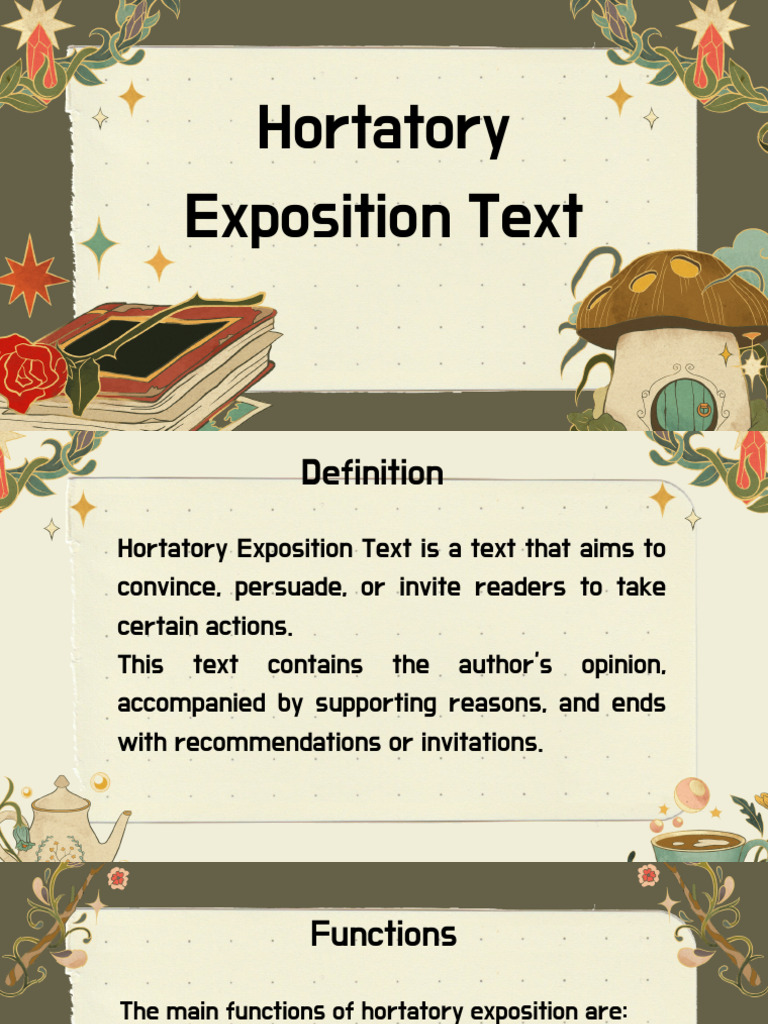 Hortatory Teks Kelas 11 | PDF
