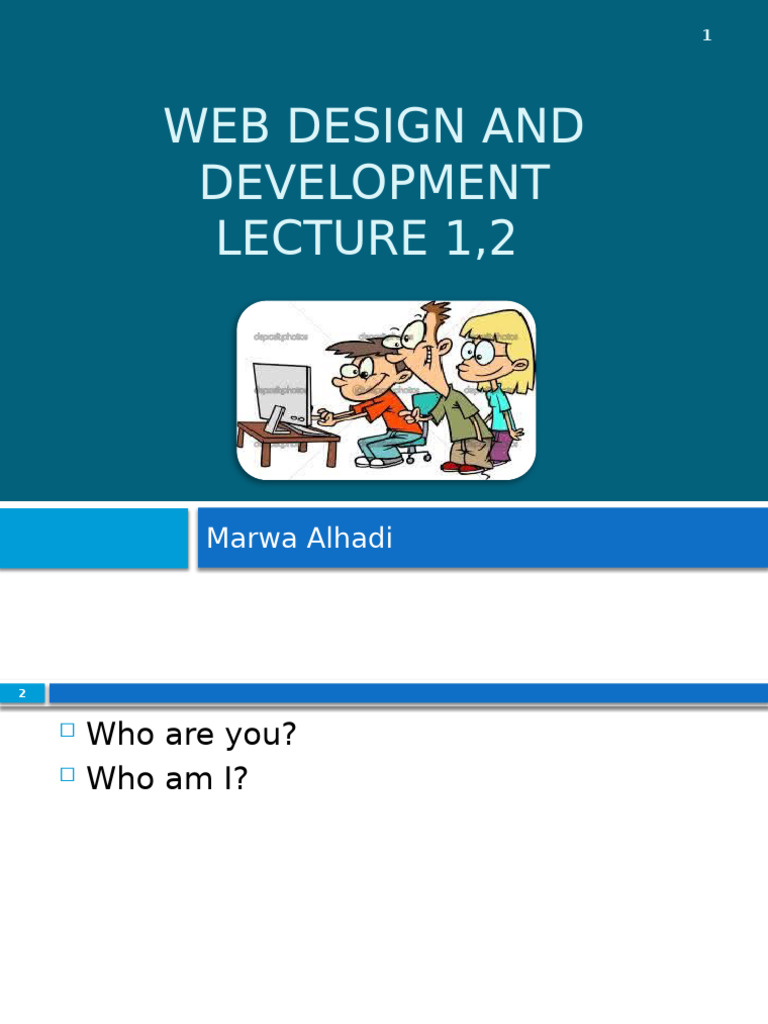 Web Design and Development Overview | PDF | World Wide Web | Internet & Web