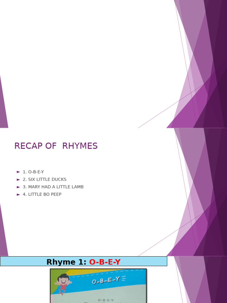 Rhyme | PDF
