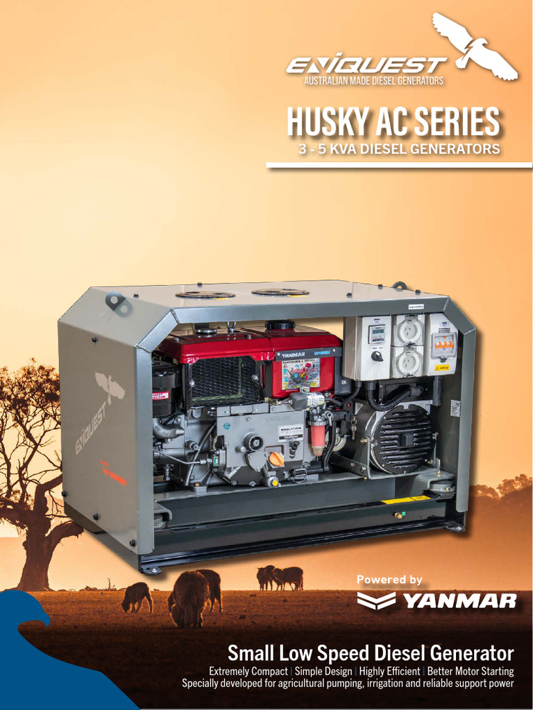 Husky AC Series Diesel Generators | PDF | Engines | Diesel Engine