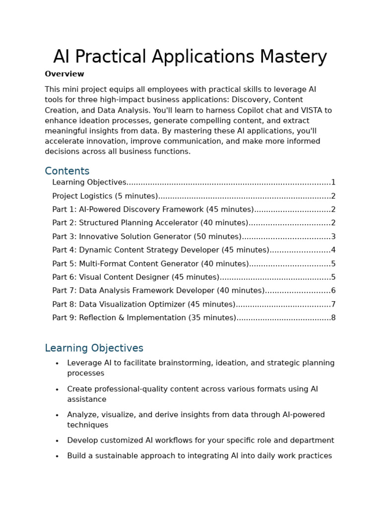 Master AI for Business Success | PDF | Artificial Intelligence ...