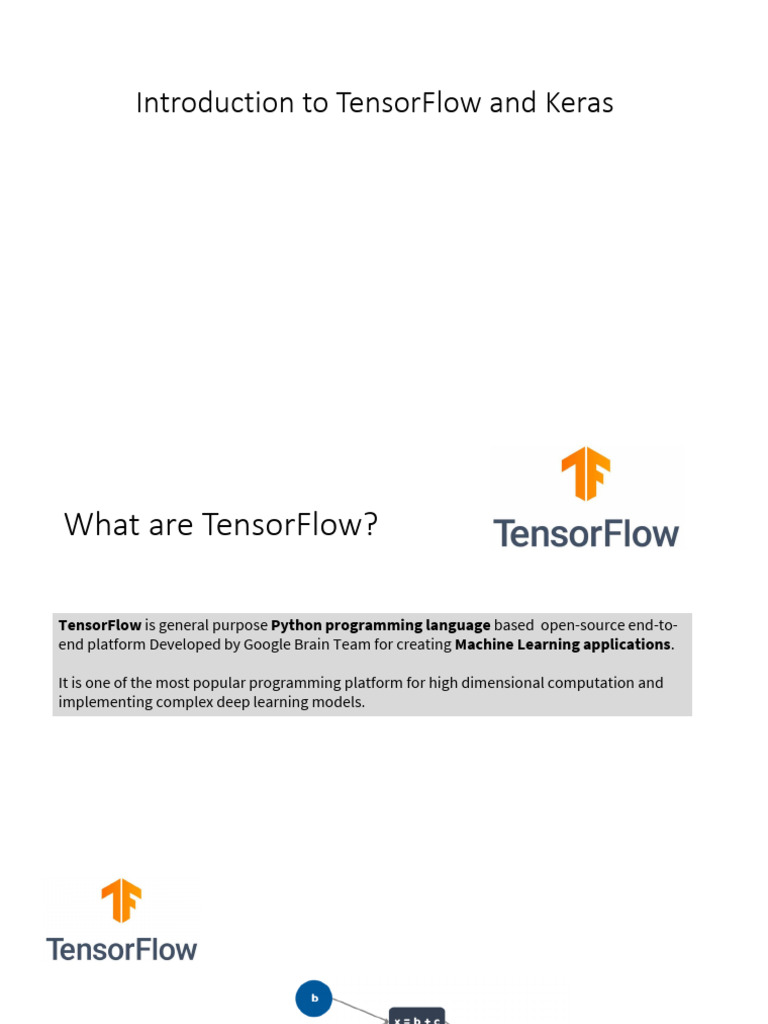TensorFlow and Keras Overview Guide | PDF