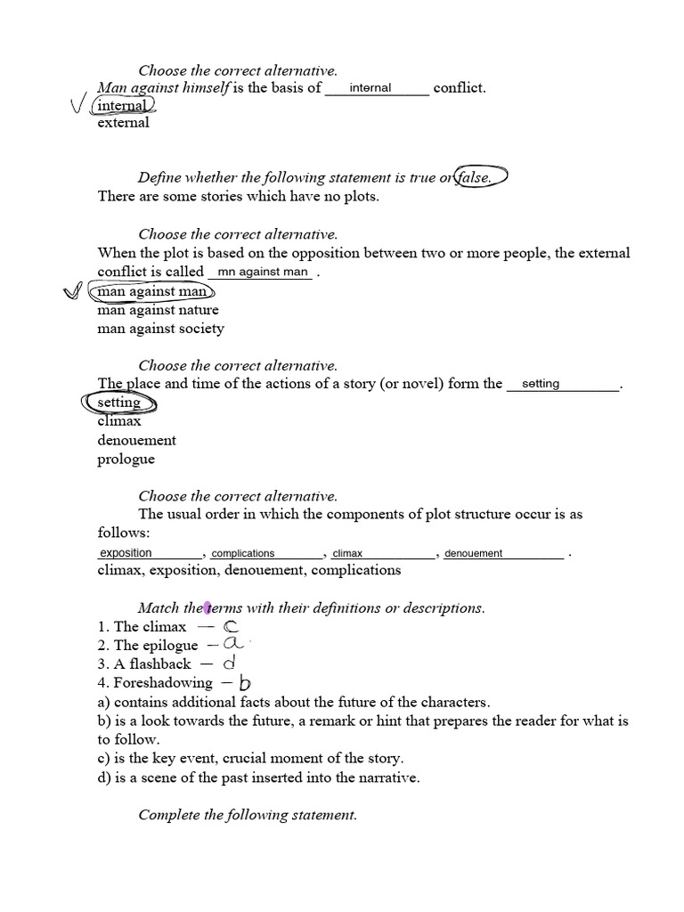 Understanding Story Conflict and Structure | PDF