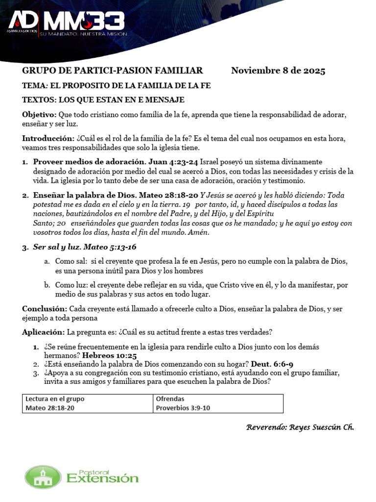 Rol de la Familia en la Fe Cristiana | PDF
