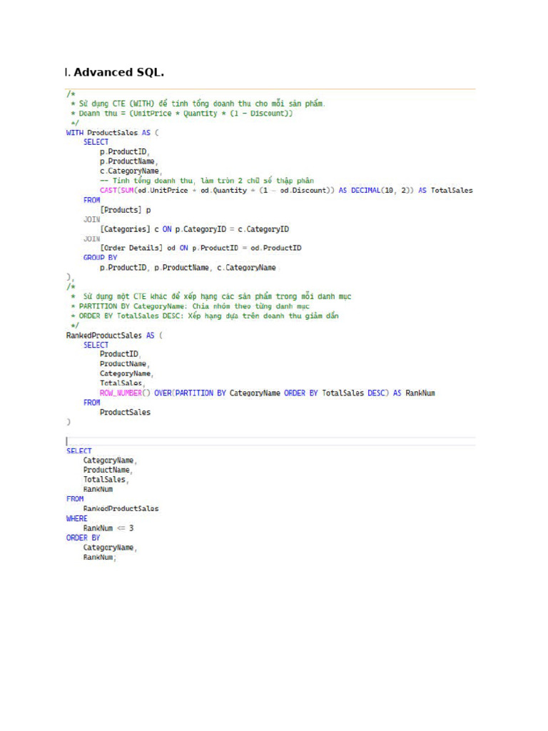 Member C - Advanced SQL + Views + Indexes | PDF